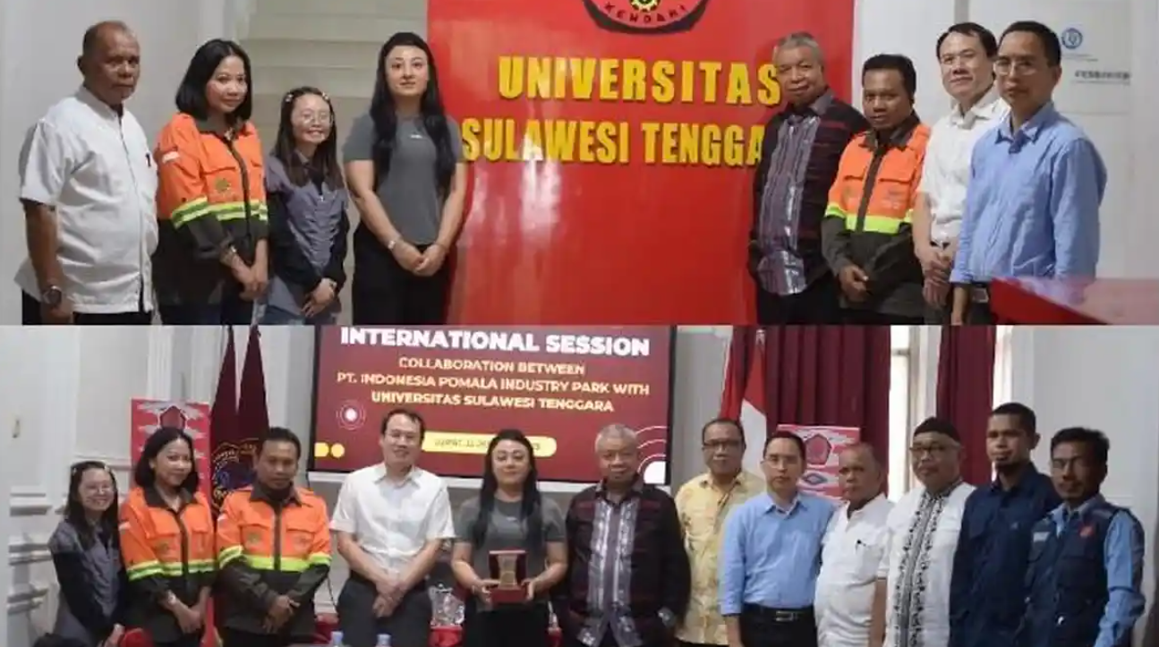 Universitas Sulawesi Tenggara Terima Kunjungan PT IPIP, Jajaki Peluang Kerja Sama